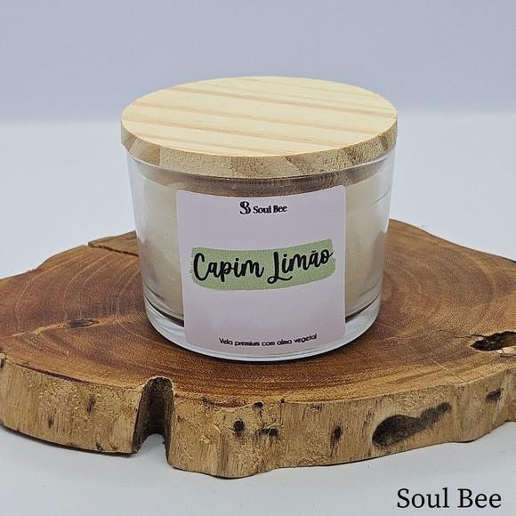 Vela Perfumada Coleção Aura - Capim Limão- 150g
