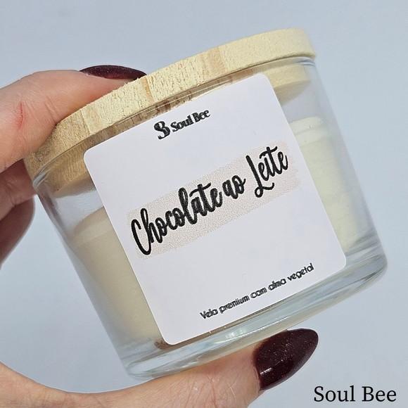 Vela Perfumada Coleção Aura - Chocolate ao Leite - 150g