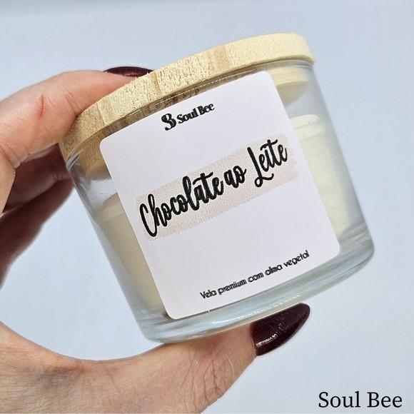 Vela Perfumada Coleção Aura - Chocolate ao Leite - 150g