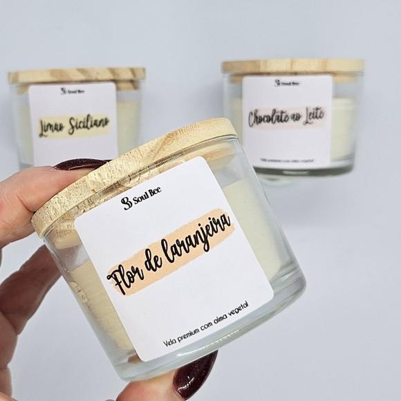 Vela Perfumada Coleção Aura - Flor de Laranjeira - 150g