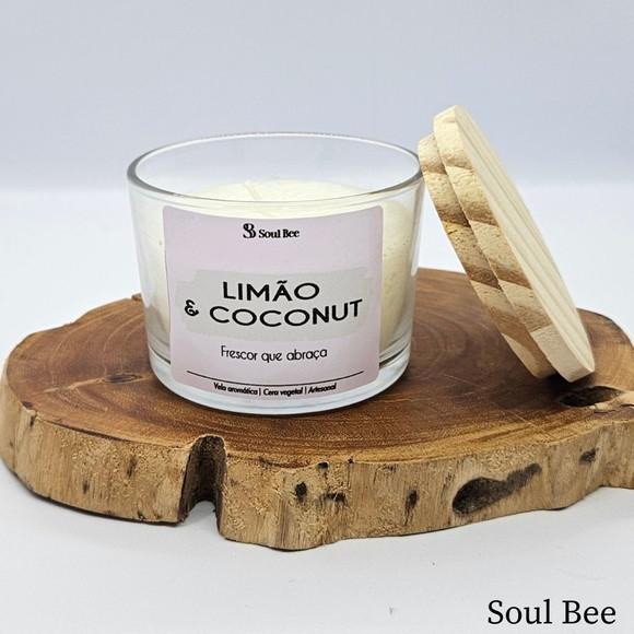 Vela Perfumada Coleção Aura - Limão & Coconut- 150g