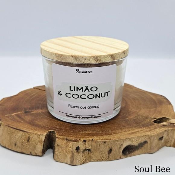 Vela Perfumada Coleção Aura - Limão & Coconut- 150g