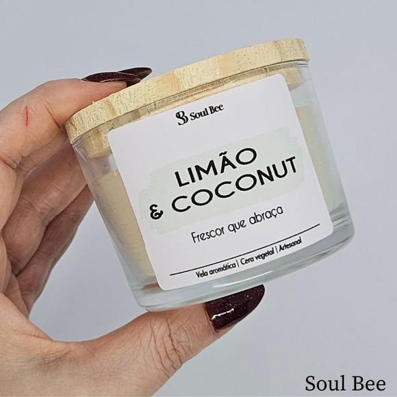 Vela Perfumada Coleção Aura - Limão & Coconut- 150g