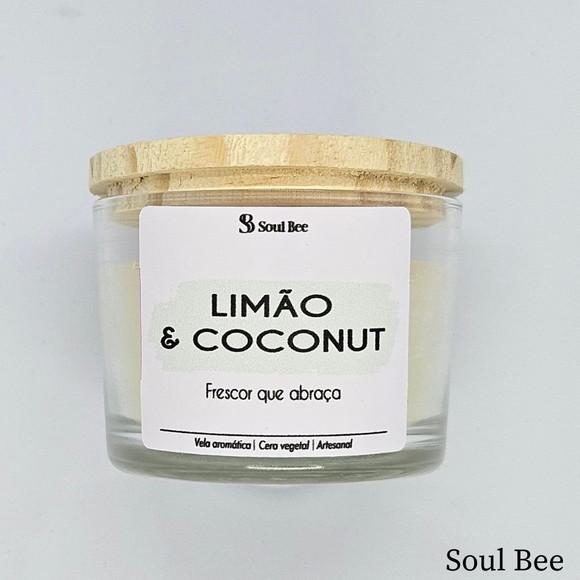 Vela Perfumada Coleção Aura - Limão & Coconut- 150g