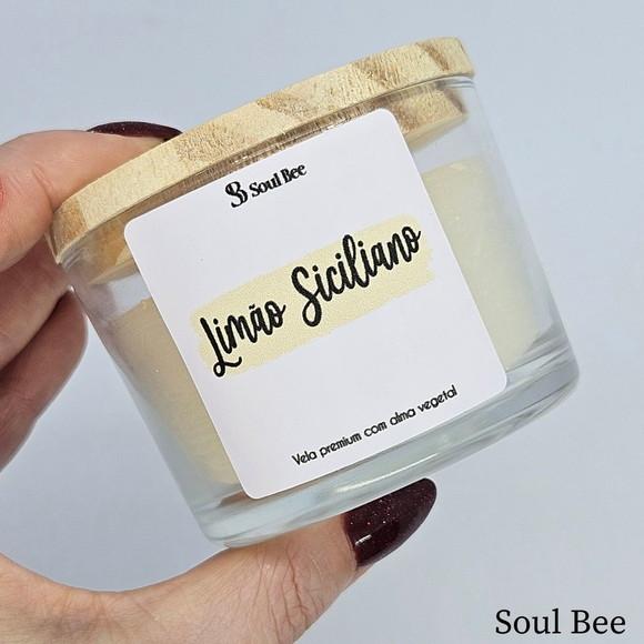 Vela Perfumada Coleção Aura - Limão Siciliano - 150g