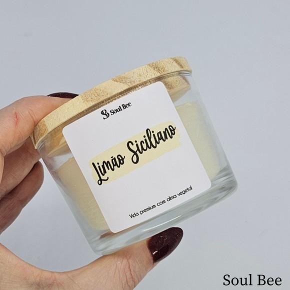 Vela Perfumada Coleção Aura - Limão Siciliano - 150g