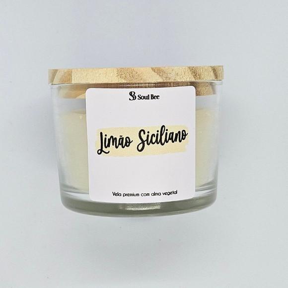 Vela Perfumada Coleção Aura - Limão Siciliano - 150g