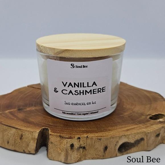Vela Perfumada Coleção Aura - Vanilla & Cashmere - 150g