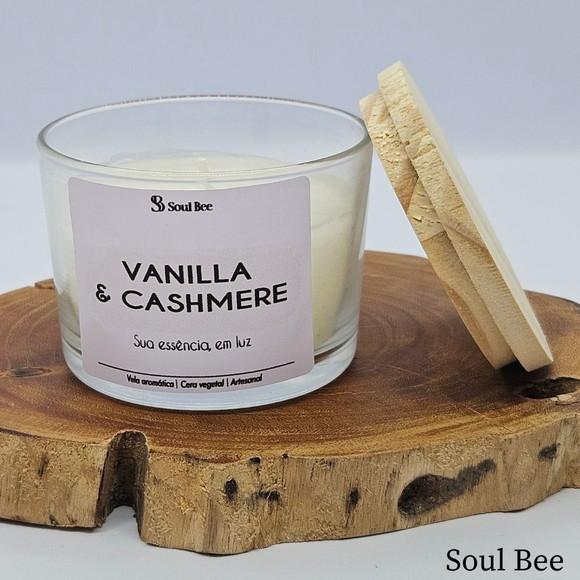 Vela Perfumada Coleção Aura - Vanilla & Cashmere - 150g