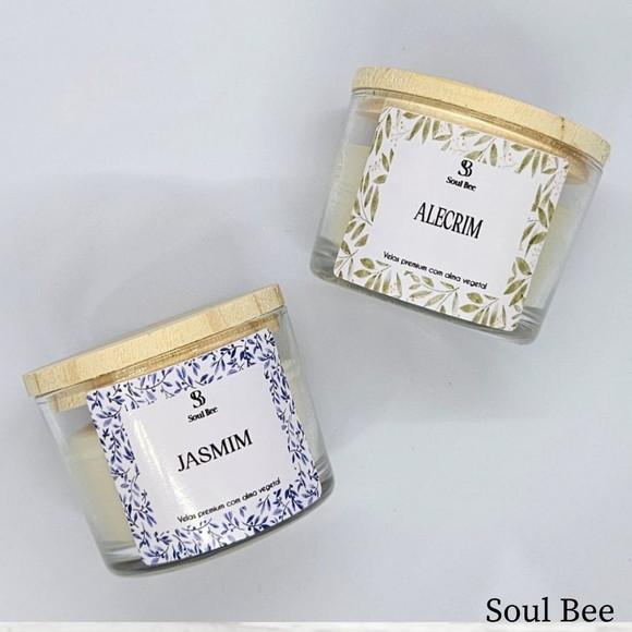 Vela Perfumada Coleção Essencial Jasmim - 150g