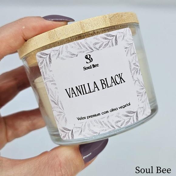 Vela Perfumada Coleção Essencial Vanilha Black - 150g