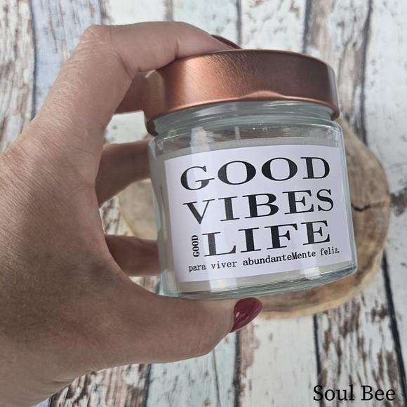 Vela Perfumada Good Vibes - Bem Estar