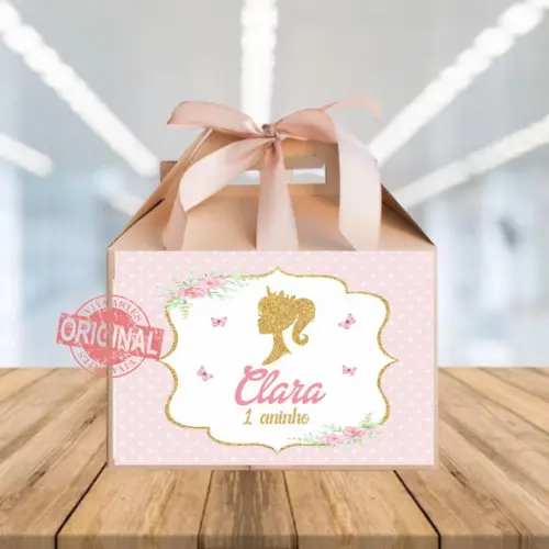 Caixa Maleta Digital Barbie- Artes Lembrancinha