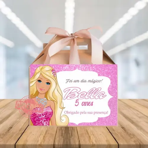 Caixa Maleta Digital Barbie- Artes Lembrancinha