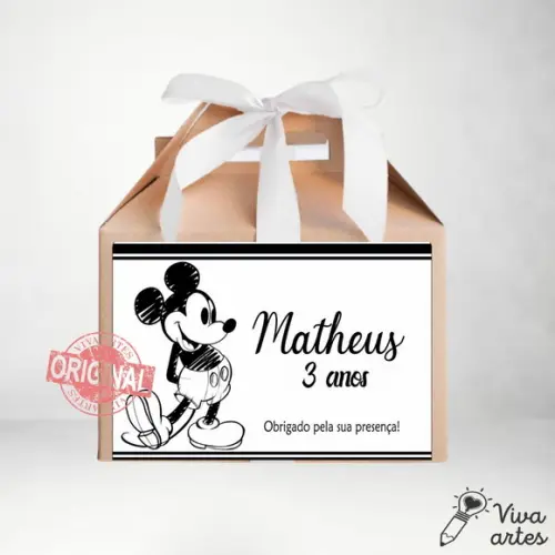 Caixa Maleta Digital Mickey Artes