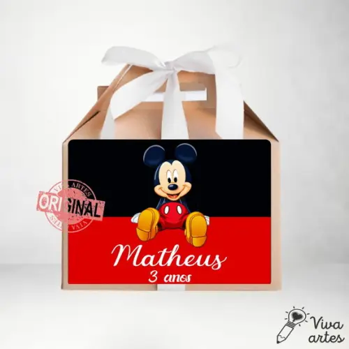 Caixa Maleta Digital Mickey Artes