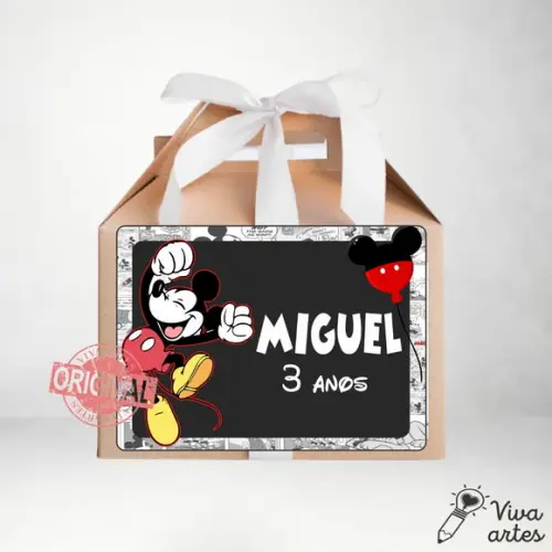 Caixa Maleta Digital Mickey Artes