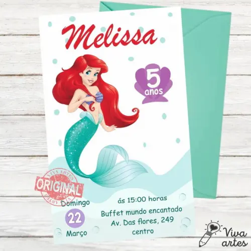 Convite Digital Ariel