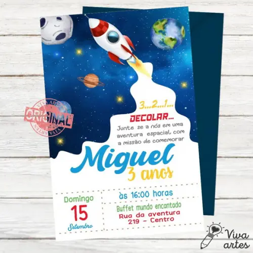 Convite Digital Astronauta