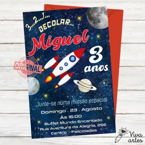 Convite Digital Astronauta