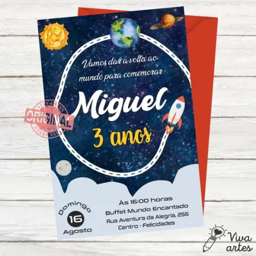 Convite Digital Astronauta