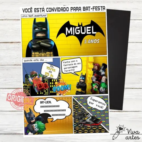 Convite Digital Batman