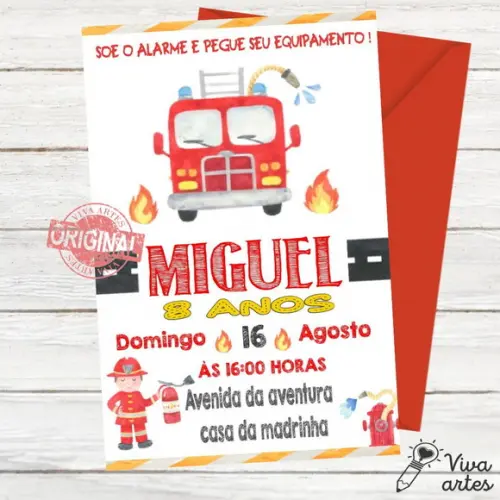 Convite Digital Bombeiros