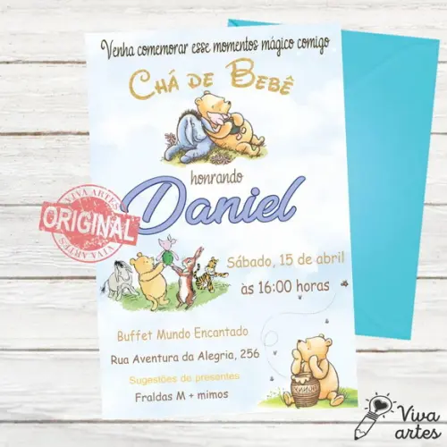Convite Digital Chá de Bebê