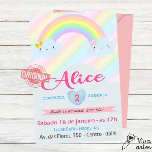 Convite Digital Chuva de Amor
