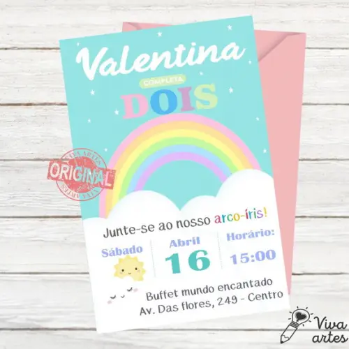 Convite Digital Chuva de Amor
