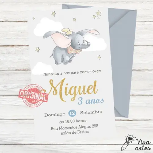 Convite Digital Dumbo