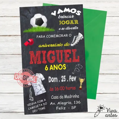 Convite Digital Futebol