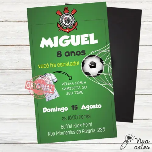 Convite Digital Futebol