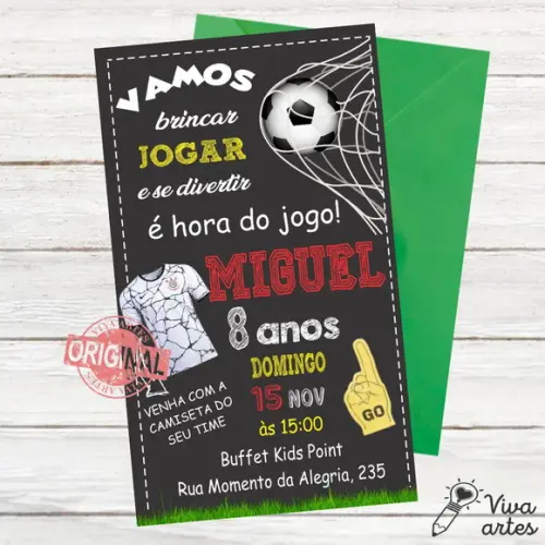 Convite Digital Futebol