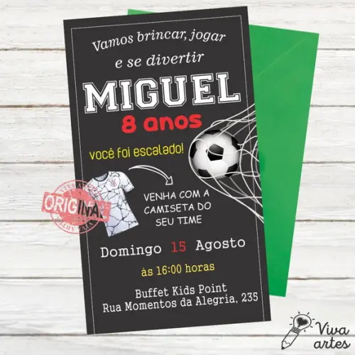 Convite Digital Futebol
