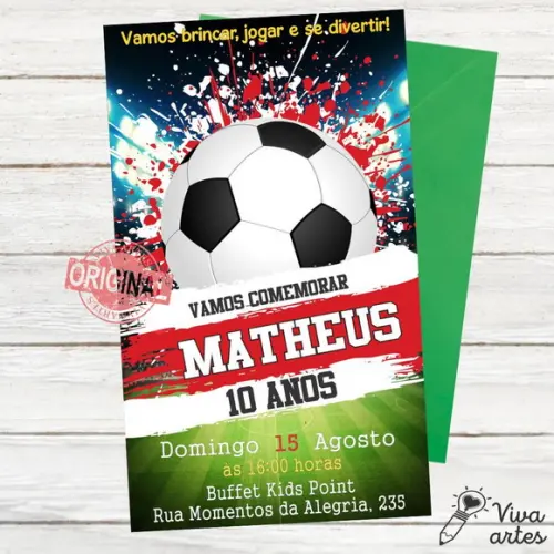 Convite Digital Futebol