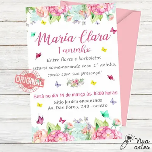 Convite Digital Jardim das Flores