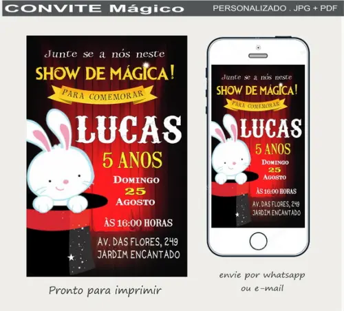 Convite Digital Mágico