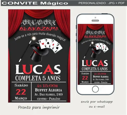 Convite Digital Mágico
