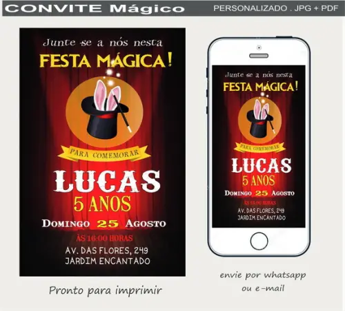 Convite Digital Mágico