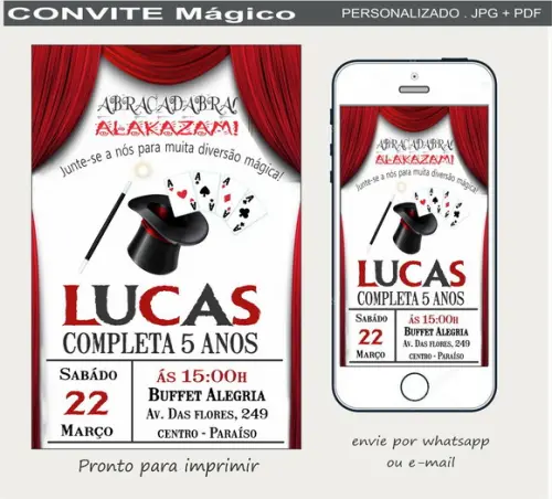 Convite Digital Mágico