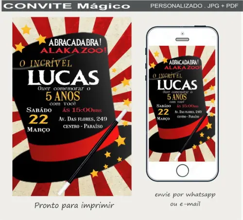 Convite Digital Mágico