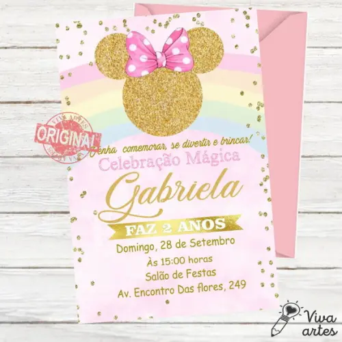 Convite Digital Minnie