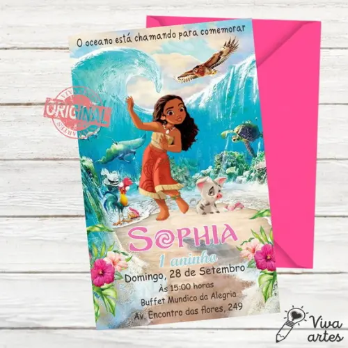 Convite Digital Moana