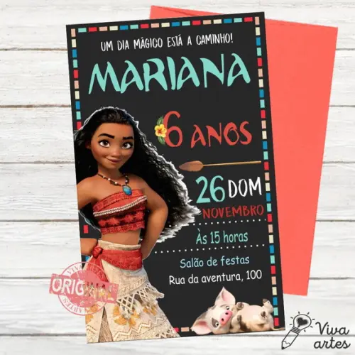 Convite Digital Moana