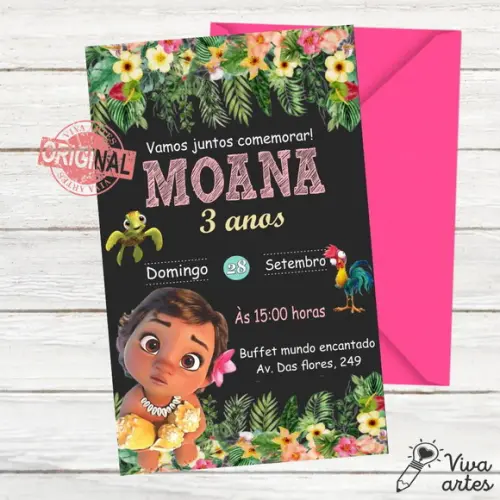 Convite Digital Moana