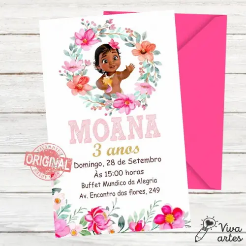 Convite Digital Moana