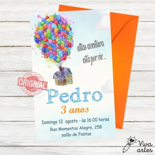 Convite Digital Up Altas Aventuras