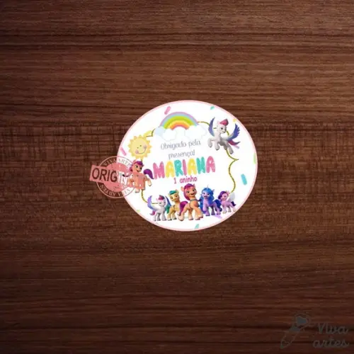 Tag Lembrancinha My Little Pony Arquivo Digital