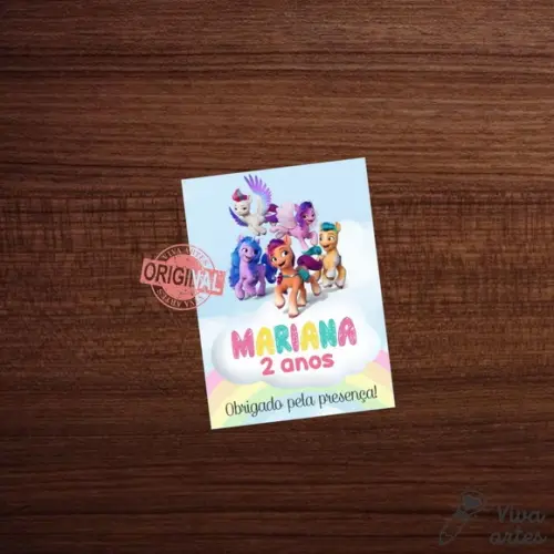 Tag Lembrancinha My Little Pony Arquivo Digital